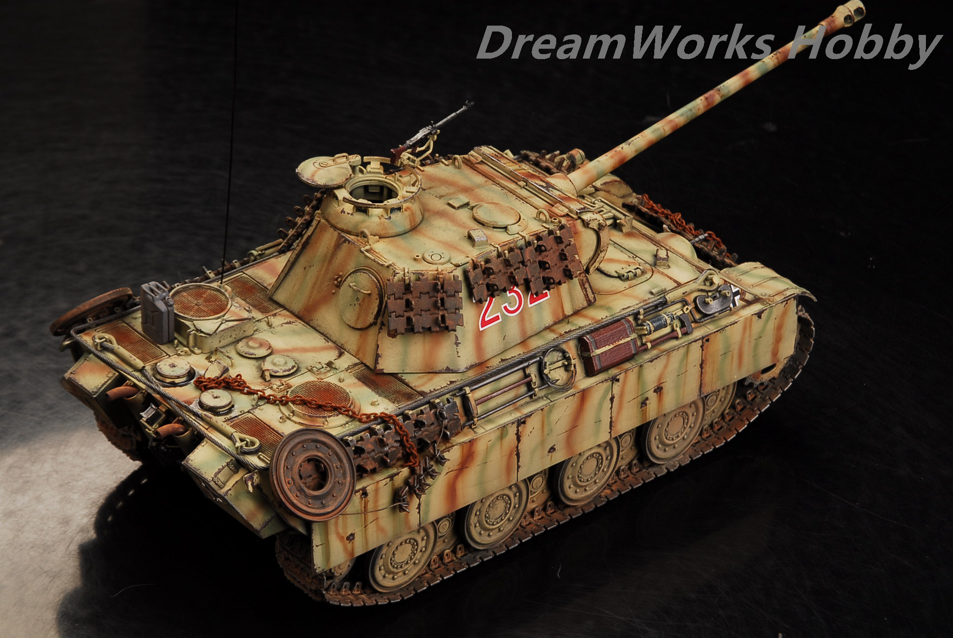 Panther G 1:16 - Fine Line, brass exhaust early version, WECOHE