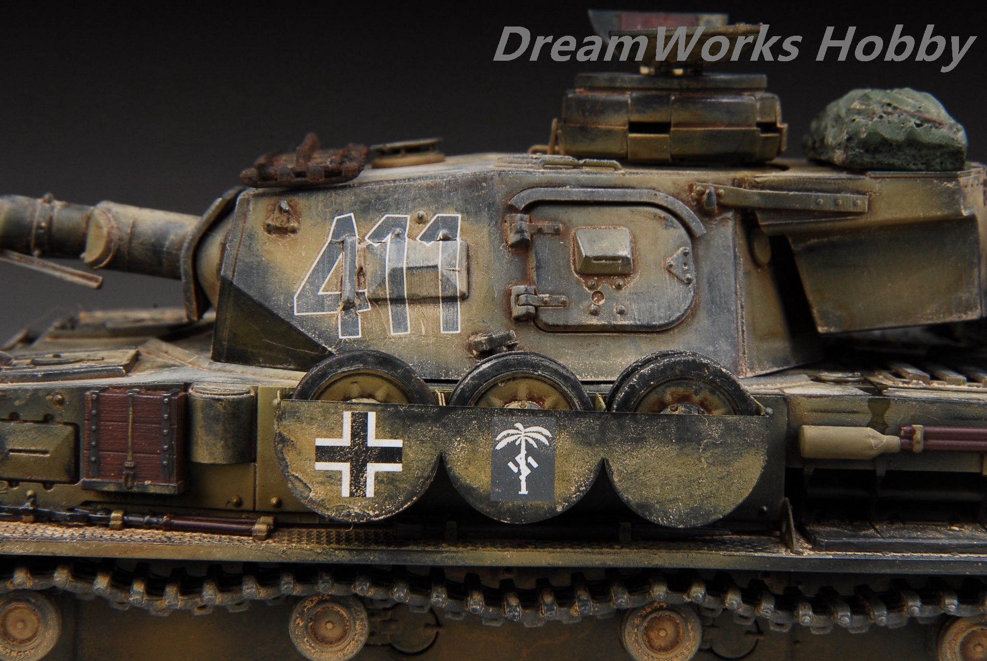 Award Winner Built Dragon 1/35 Panzer IV E /Pz.Kpfw.IV Ausf.E DAK +PE  +Resin