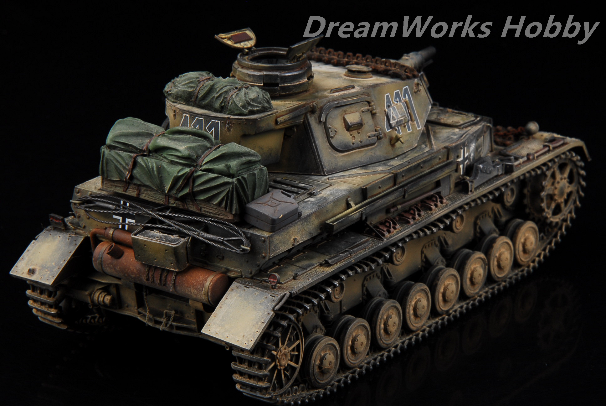 Award Winner Built Dragon 1/35 Panzer IV E /Pz.Kpfw.IV Ausf.E DAK +PE  +Resin