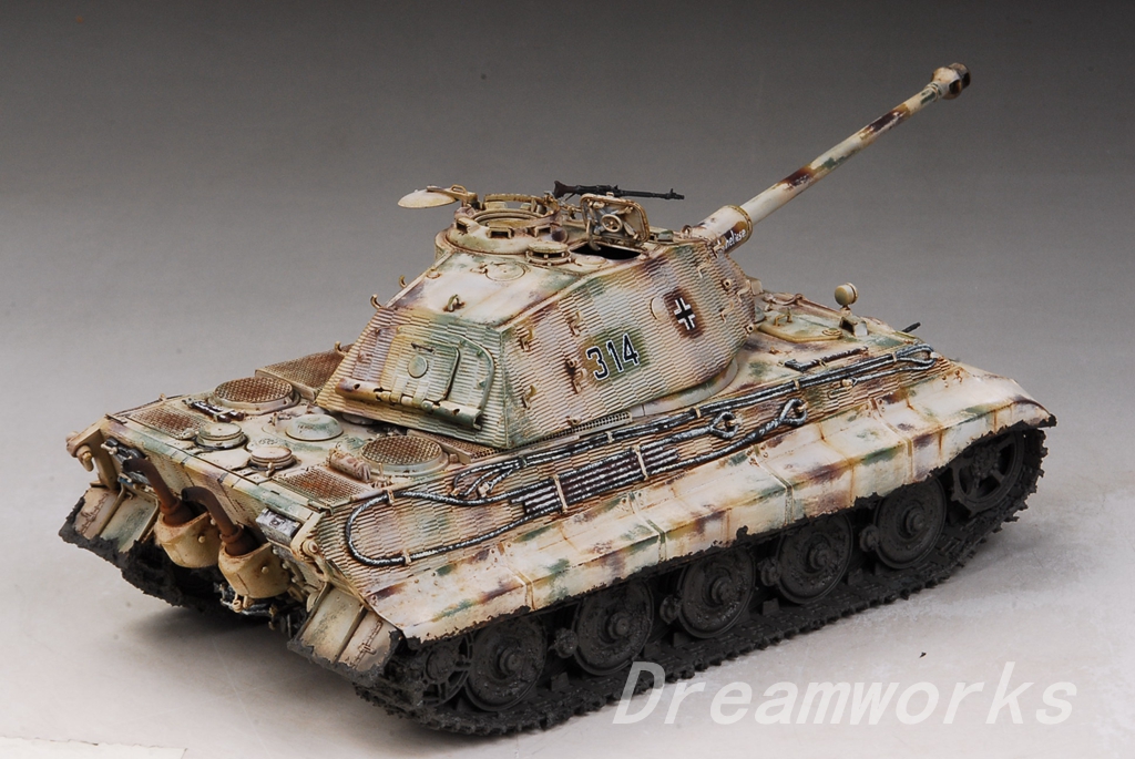 Award Winner Built 1/35 Zimmerit KingTiger 314 Porsche Anneliese Abt ...