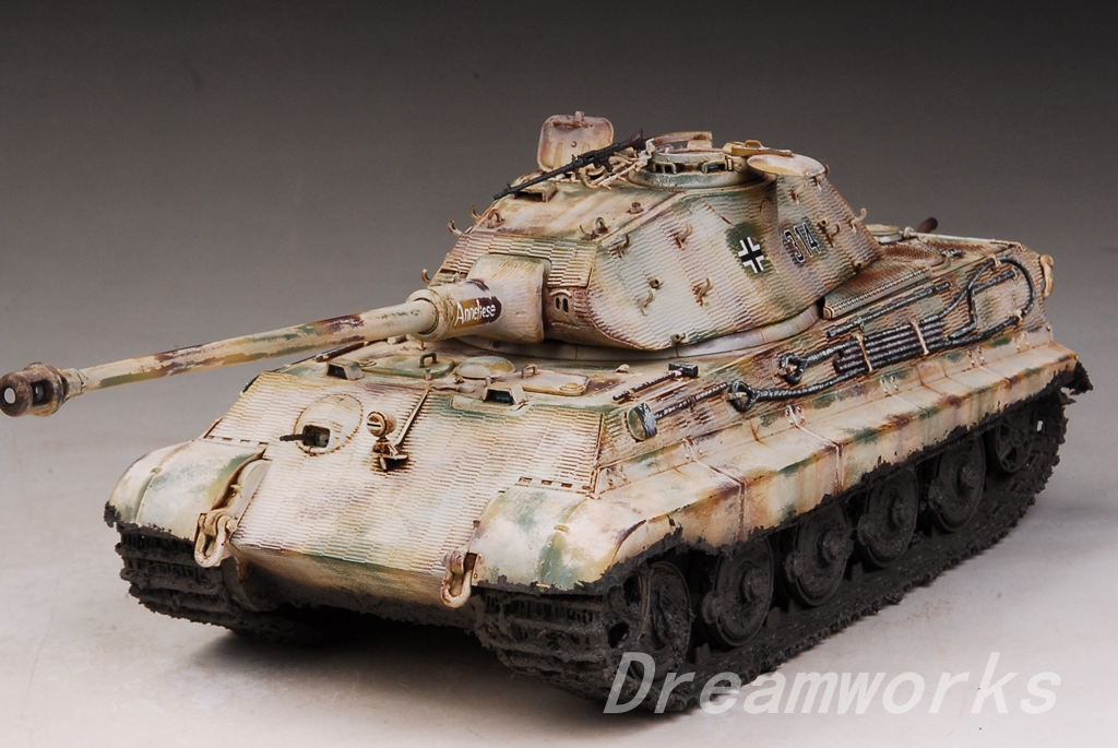 Award Winner Built 1/35 Zimmerit KingTiger 314 Porsche Anneliese Abt ...