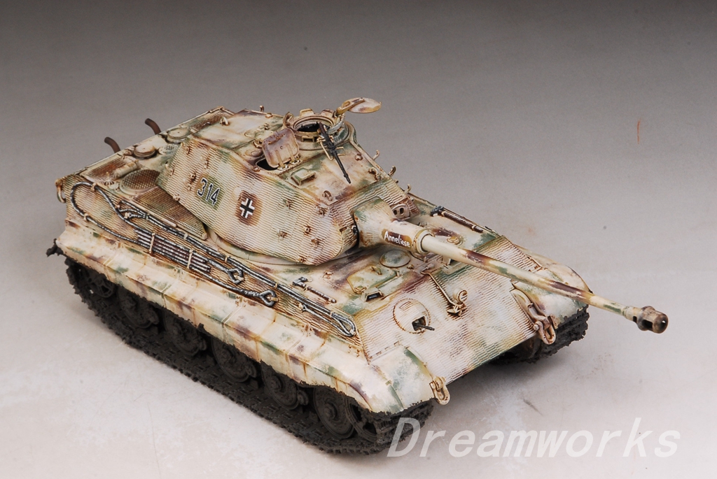 Award Winner Built 1/35 Zimmerit KingTiger 314 Porsche Anneliese Abt ...