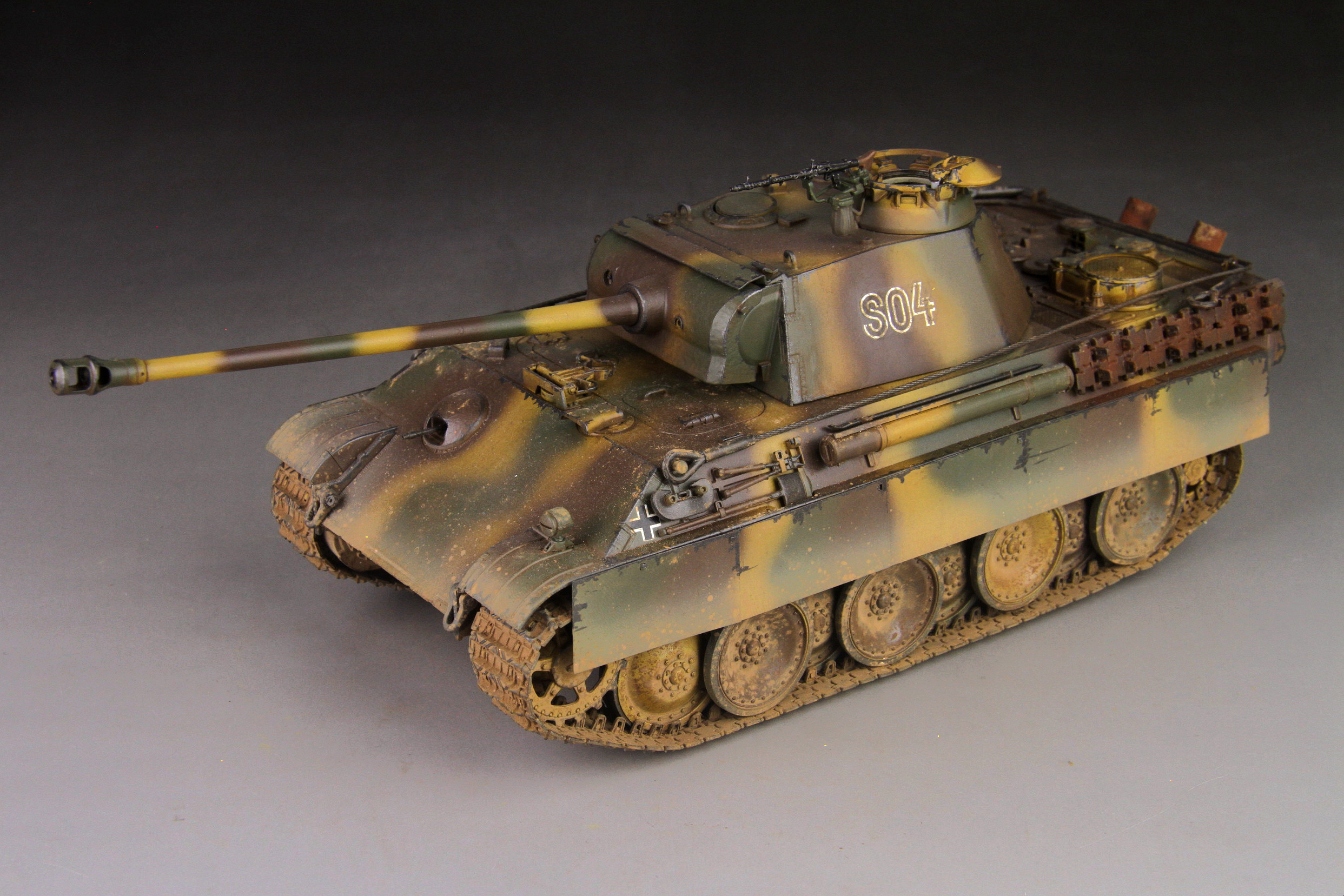 Award Winner Built Dragon 1/35 Sd.Kfz.171 Panther G Late 9th SS Div +PE ...