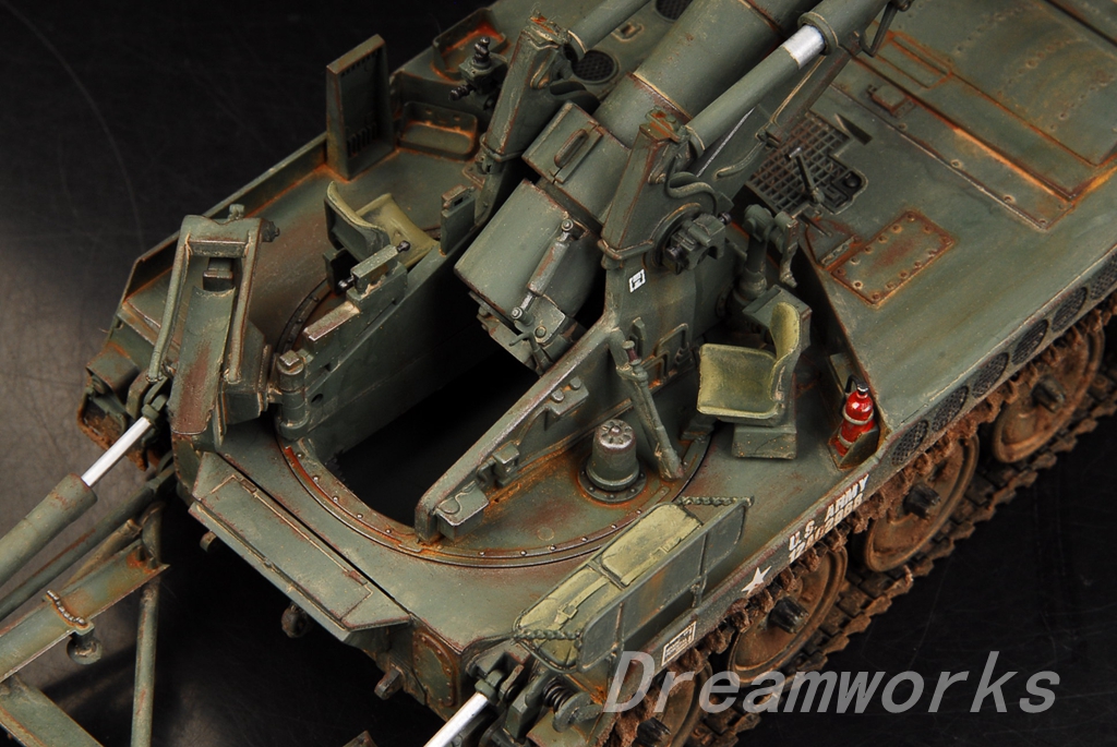 Award Winner Built Italeri 1/35 US M110 Dirty Dozen Self-Propelled Howitzer