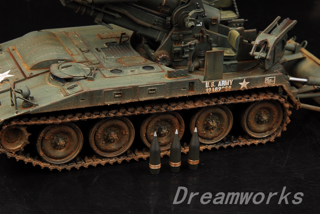 Award Winner Built Italeri 1/35 US M110 Dirty Dozen Self-Propelled Howitzer