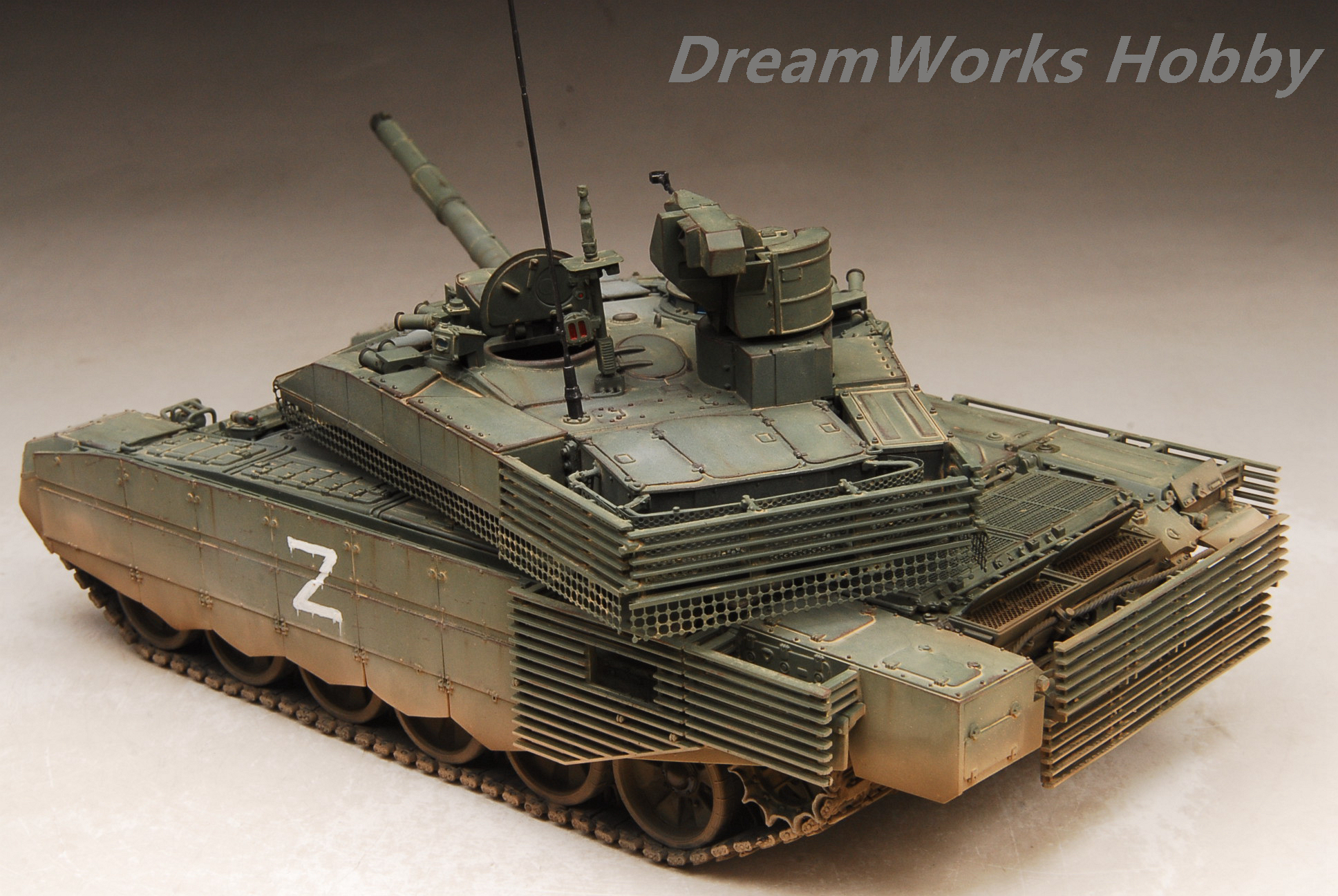 Award Winner Built Tiger Model 1/35 Russian T-90M MBT Ukrain Captured +PE