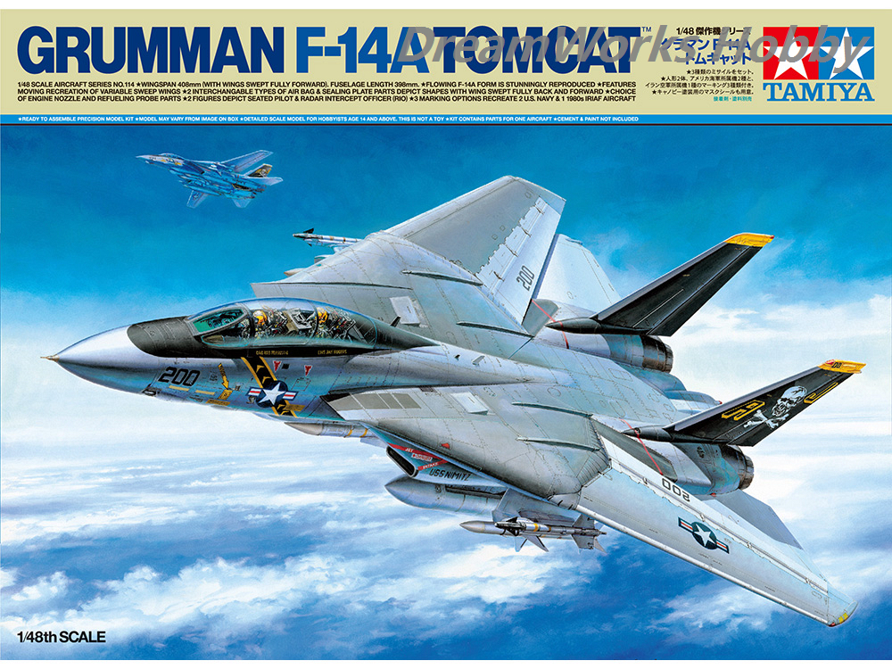AwardWinner Built Tamiya 1/48 F-14A Tomcat VF-1 Top Gun Maverick+