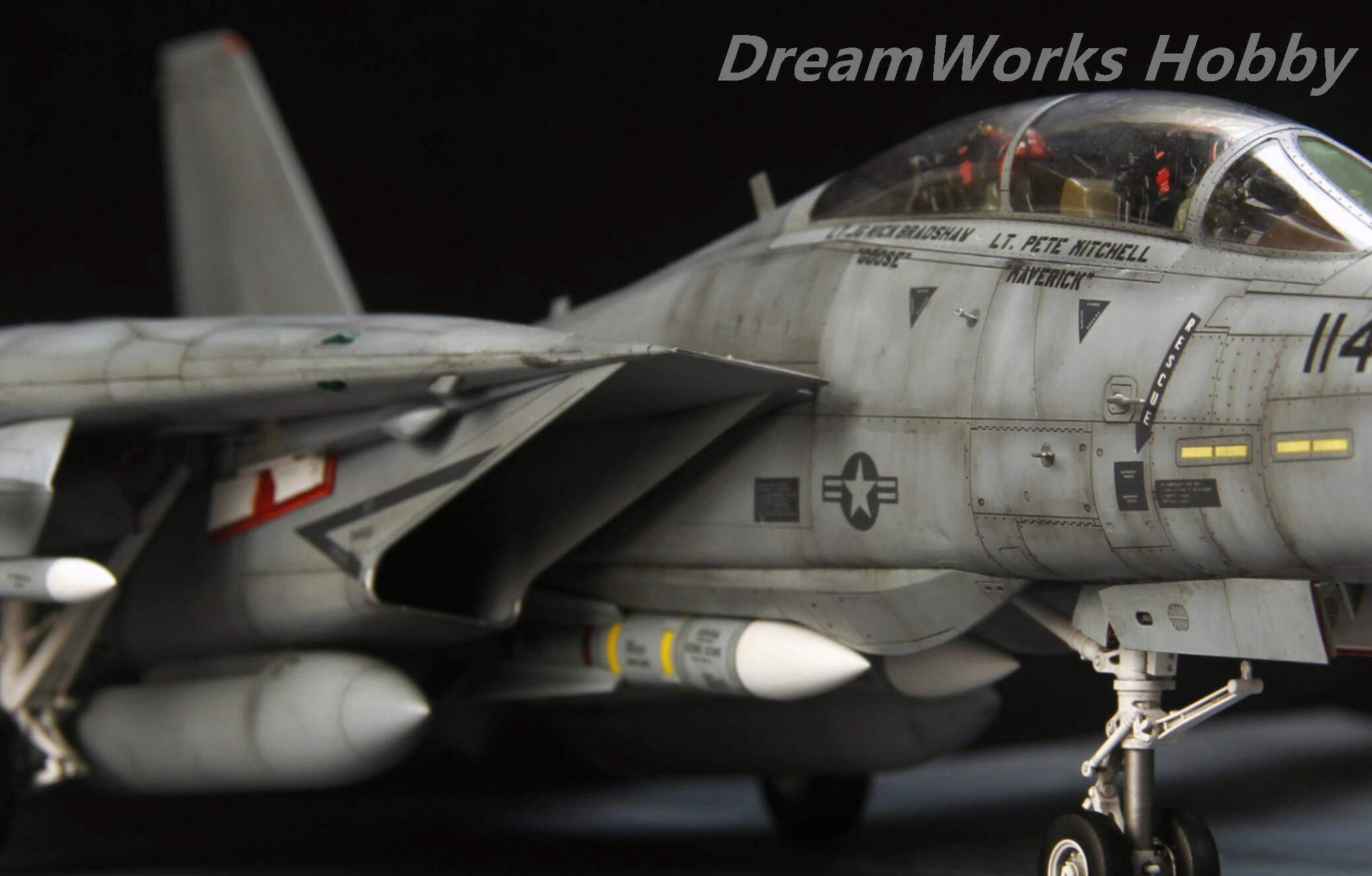 AwardWinner Built Tamiya 1/48 F-14A Tomcat VF-1 Top Gun Maverick+